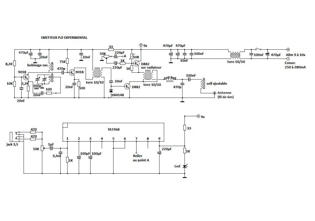 Emetteur po schema