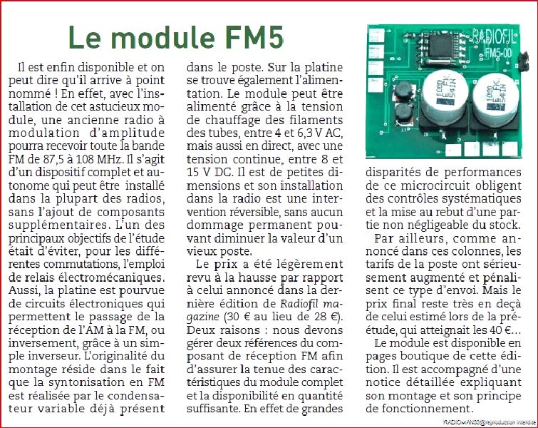 Le module fm5