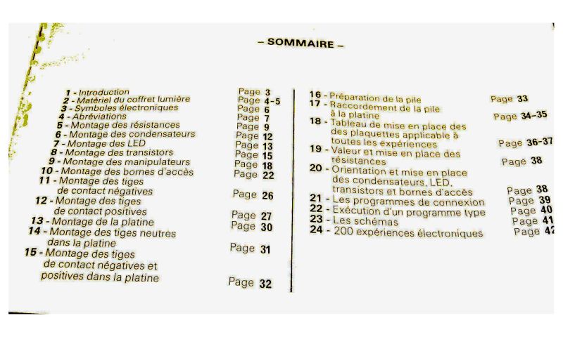 Sommaire